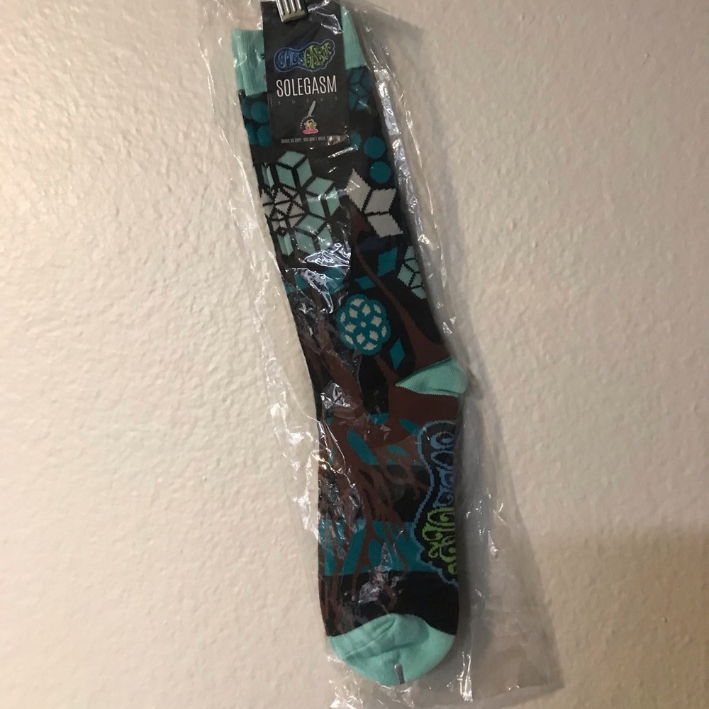 Solegasm Socks Seed of Life BLACK L 9-13